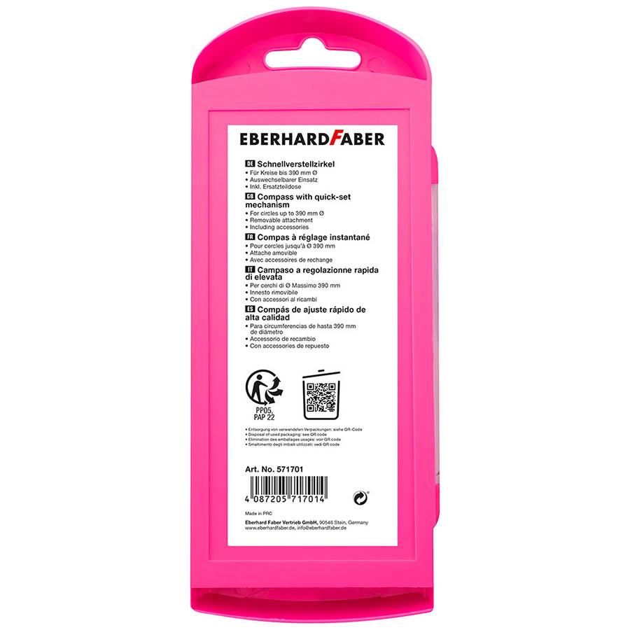 Šestar Eberhard Faber neon rozi + mine - Slika 4