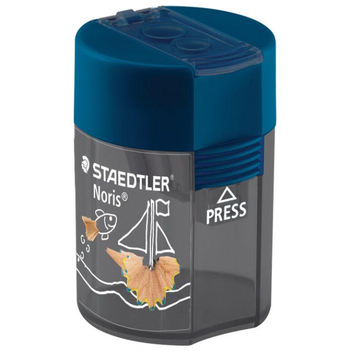 Šiljilo metalno s pvc kutijom 2rupe "Ocean" Staedtler Plavo/Sivo