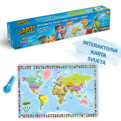 Edukativna interaktivna Moja karta svijeta – turneja svijetom