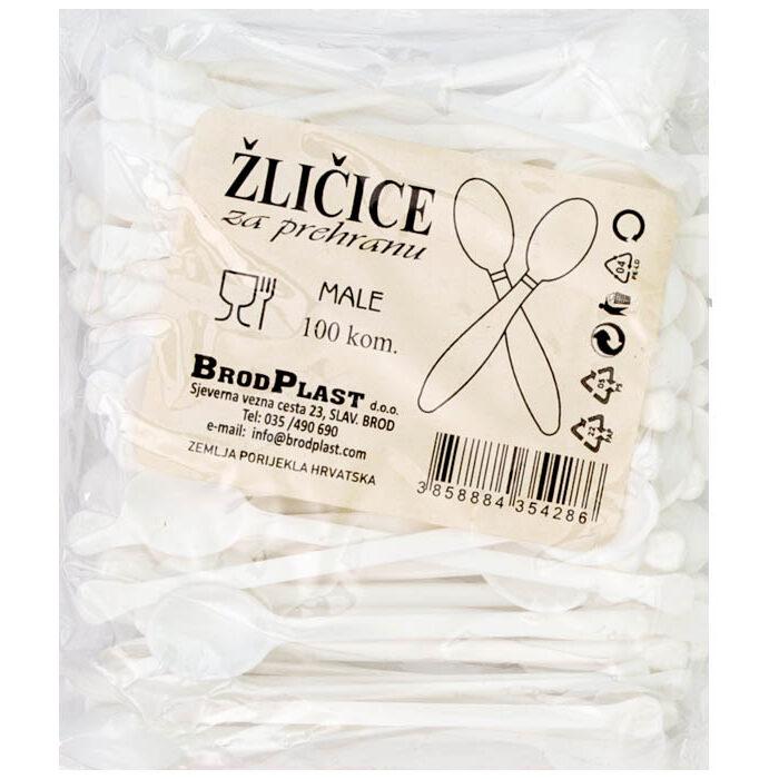 Žličice za kavu manje pvc bio plastika 100/1