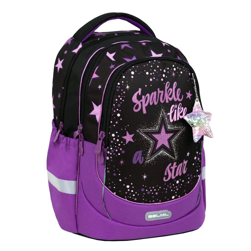 Torba školska Belmil leisure plus sparkle like a star - Slika 2