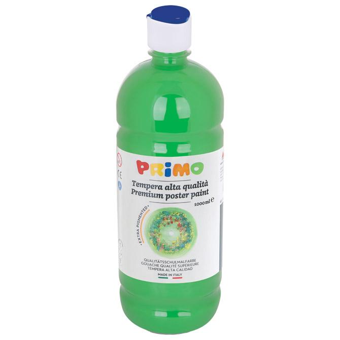 Boja tempera 1litra Primo jarko zelena