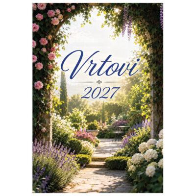 Kalendar "Vrtovi" 13 listova, spirala