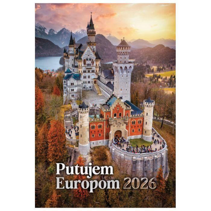 Kalendar "Putujem Europom" 13 listova, spirala