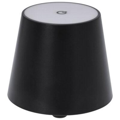 Lampa čep za boce led Makito crna