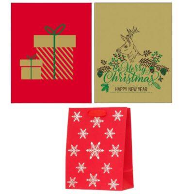 Ukrasna vrećica Božićna TQ-30S 26x32x12cm