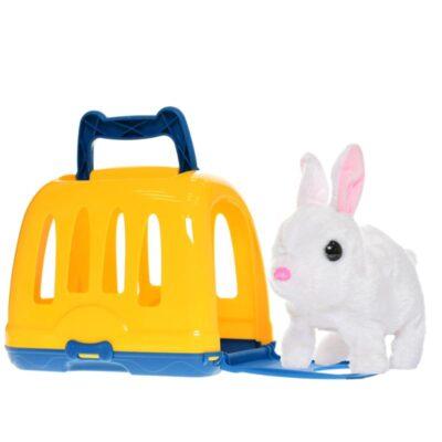 Plišani zec s kavezom i zvukom 17cm