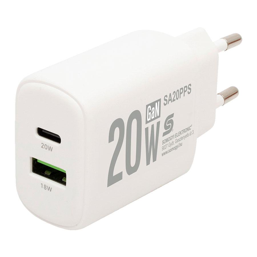 Punjač zidni brzi 20W Home SA20PPS bijeli