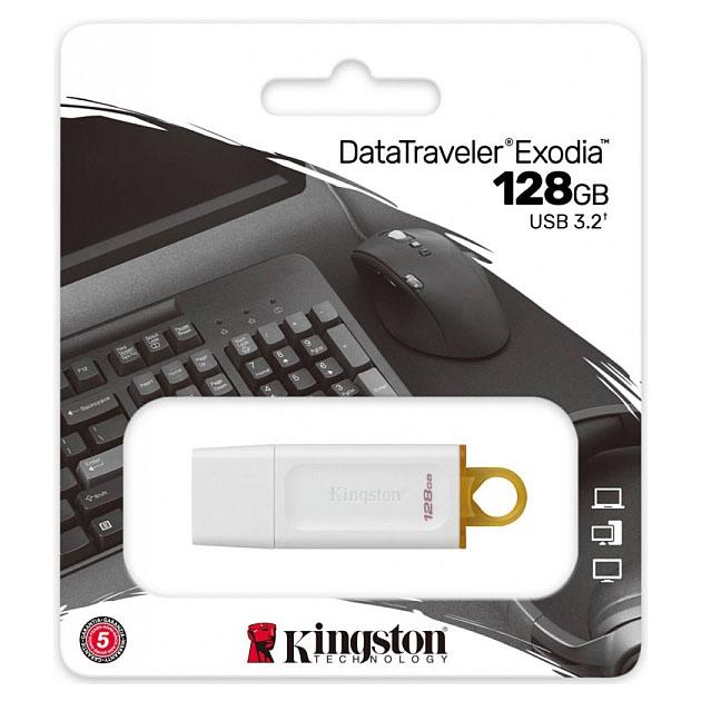 USB memorija Kingston DataTraveler Exodia 128GB bijela