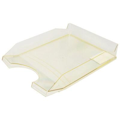 Ladica za spise Office products prozirno žuta