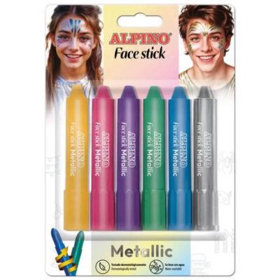 Boja za lice 1/6 pastele metallic Alpino