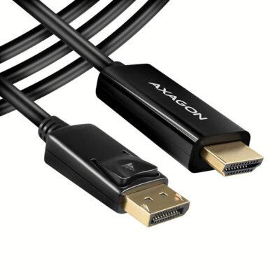 Kabel DisplayPort (M) / HDMI (M) 1,8m Axagon