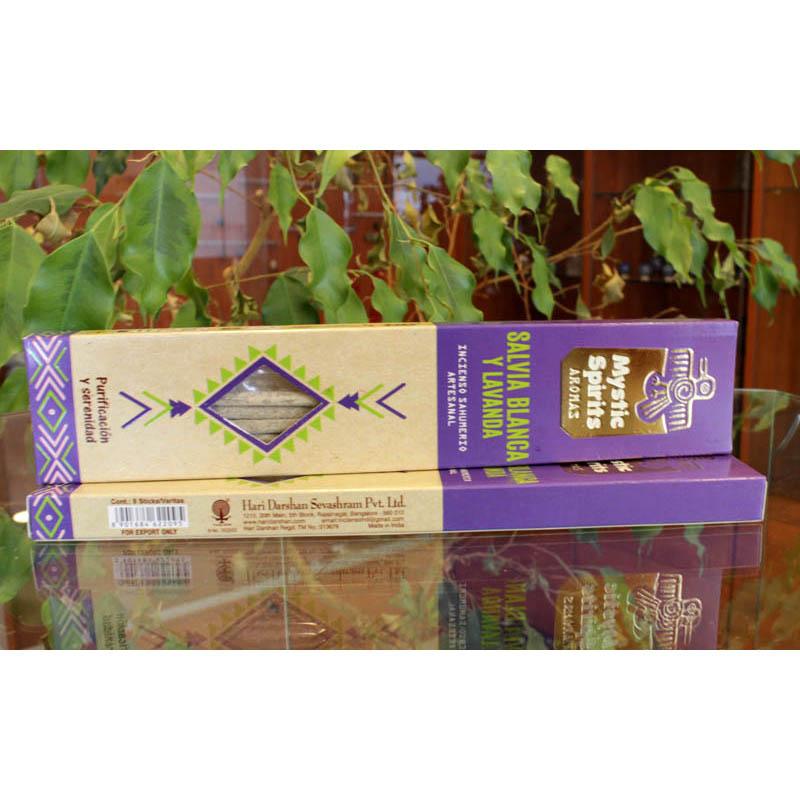 Mirisni štapići White sage & Lavander (bijela kadulja i lavanda) - Slika 2