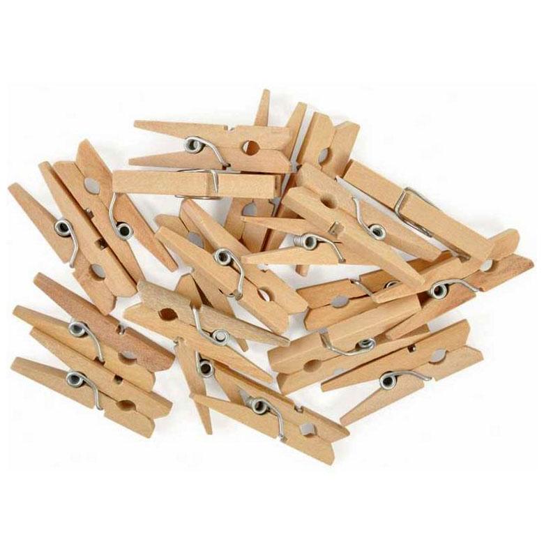 Drvene kvačice 7,2 cm 50 komada