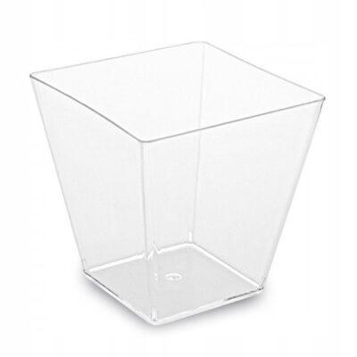 Fingerfood posuda PS kvadrat prozirna 59x59x54mm 100ml 50/1