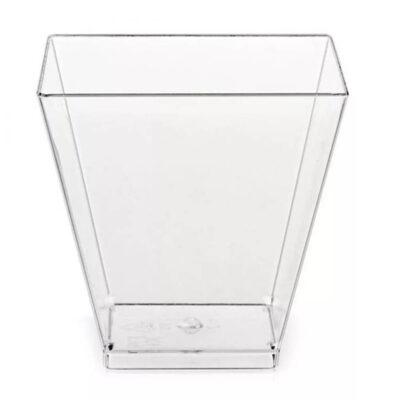 Fingerfood posuda PS kvadrat prozirna 72x72x72mm 230ml 20/1