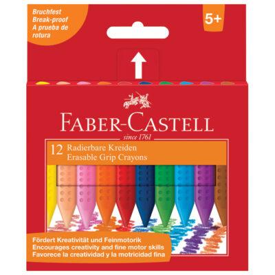Boje voštane 12 boja kartonska kutija Grip 2001 Faber-Castell