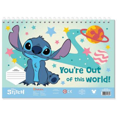 Blok risaći 40listova+ šablona i naljepnice Stitch Diakakis