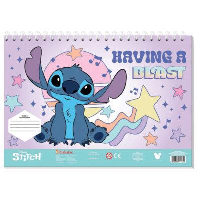 Blok risaći 40listova+ šablona i naljepnice Stitch Diakakis