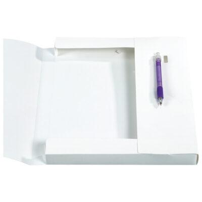 Mapa s gumicom hrbat-25 mm A4 pp Kreacover Exacompta bijela