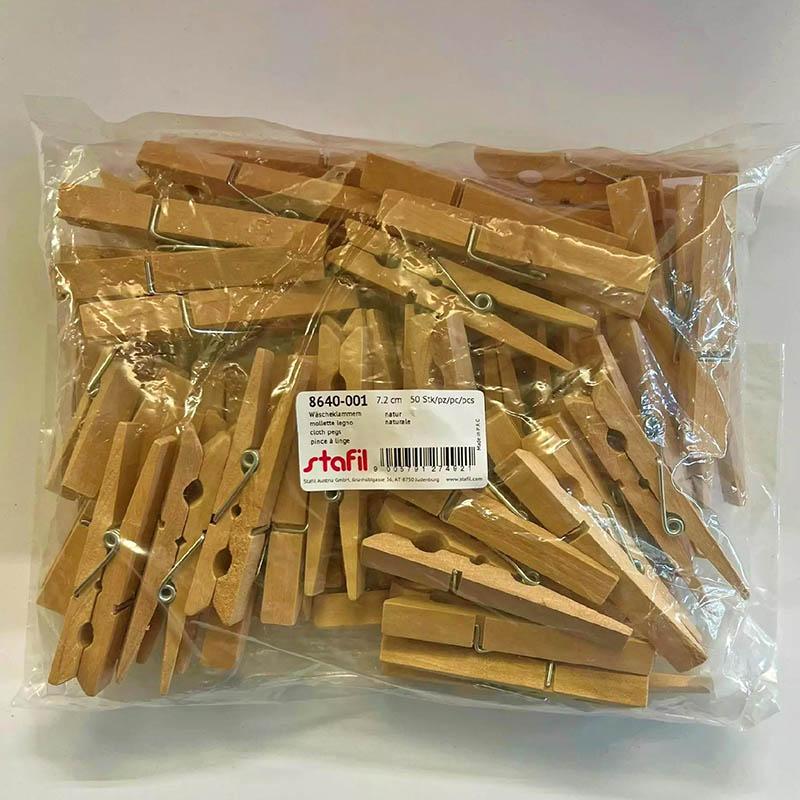 Drvene kvačice 7,2 cm 50 komada - Slika 2