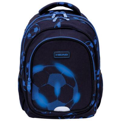 Ruksak školski anatomski Blue Football Head