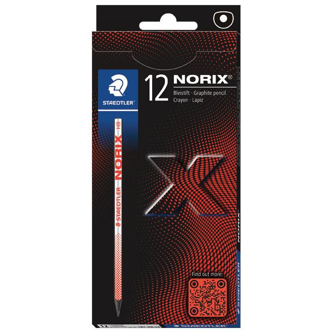 Olovka grafitna HB Norix Staedtler crvena - Slika 4