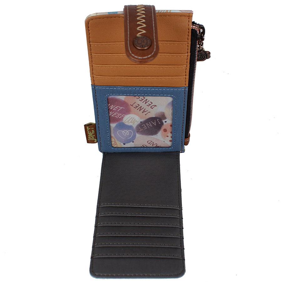Etui za kartice/novčanik Janet Flowery city 9x2x16cm - Slika 3
