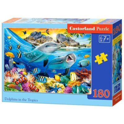 Puzzle 180kom Tropski dupini