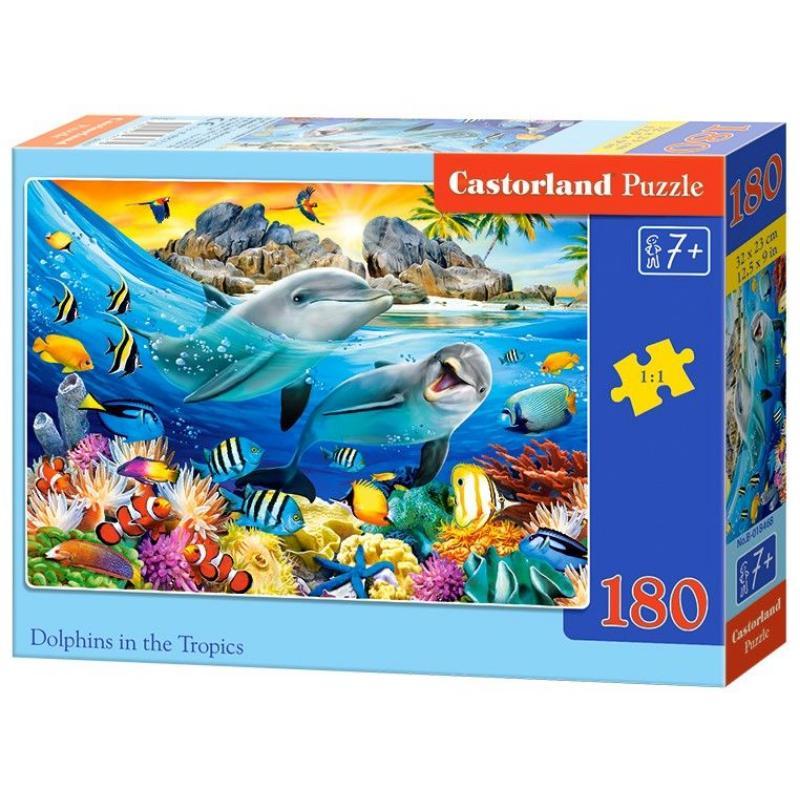 Puzzle 180kom Tropski dupini
