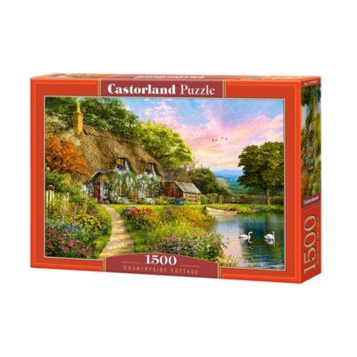 Puzzle 1500 komada Koliba na selu