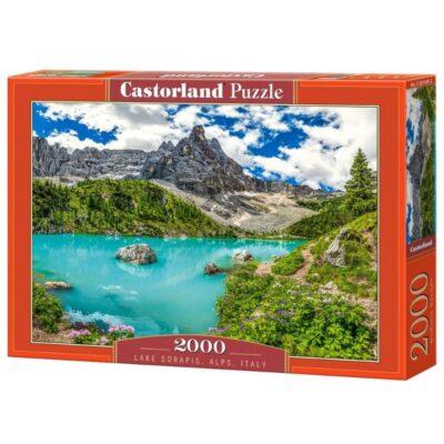 Puzzle 2000 komada jezero Sorapis u Alpama, Italija