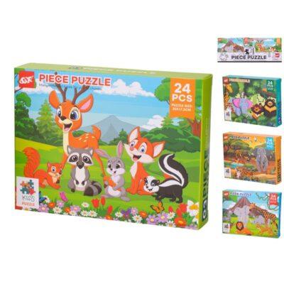 Puzzle životinje 24komada, 4 sort