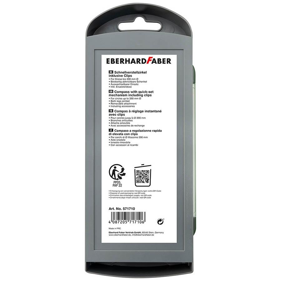 Šestar Eberhard Faber antracit + mine - Slika 5
