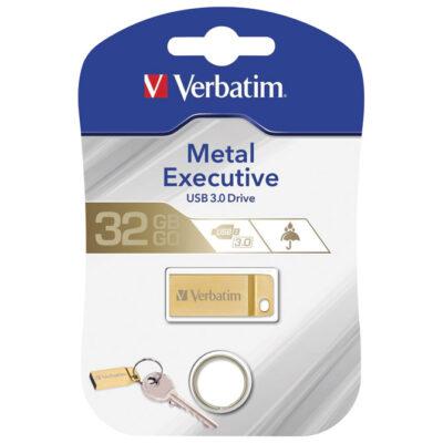 Memorija USB 32GB 3.0 Metal Executive Verbatim zlatni