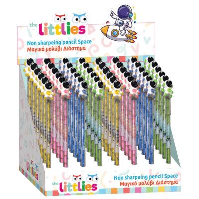 Olovka grafitna u nastavcima Littlies Space Diakakis