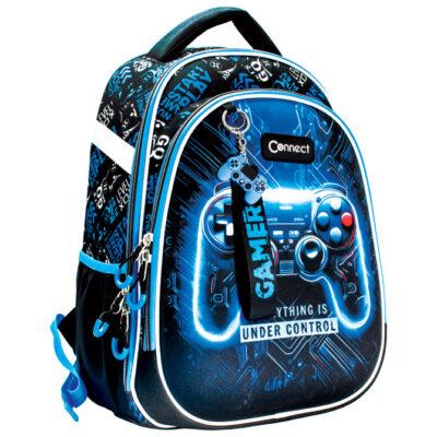 Ruksak školski anatomski lagan XT Gamer Blue Connect