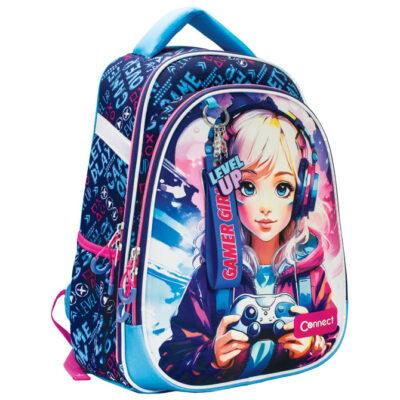 Ruksak školski anatomski lagan XT Gamer Girl Connect