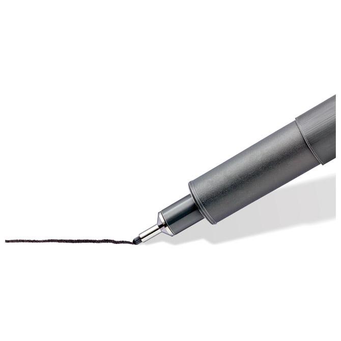 Flomaster za tehničko crtanje 1,0 mm pigment liner Staedtler crni - Slika 4