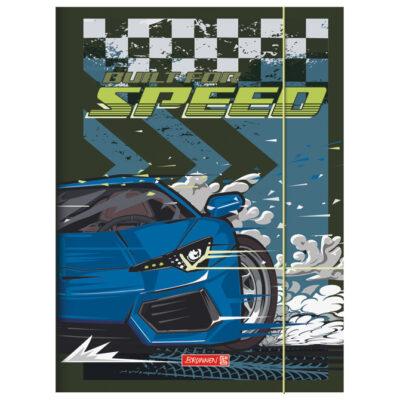Fascikl klapna s gumicom karton A3 Fast Wheels Brunnen