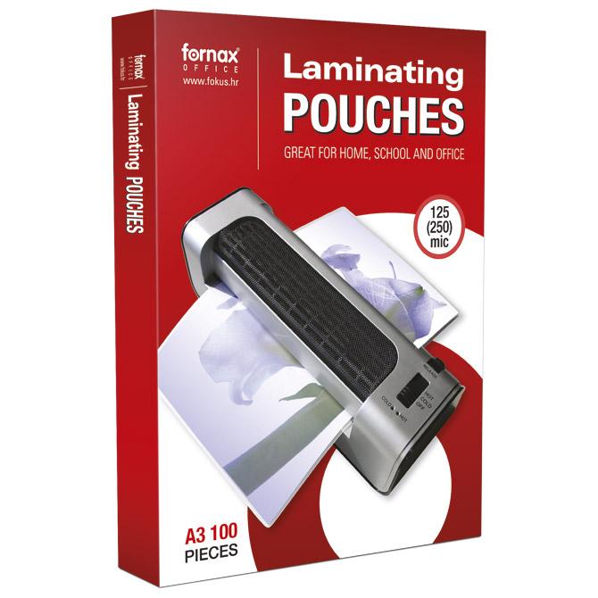 Folija za plastificiranje 125my A3 sjajna Fornax
