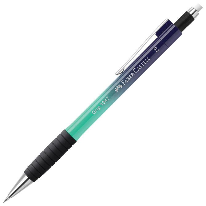 Olovka tehnička 0,7mm grip 1347 Flow Faber Castell tirkizno-plava