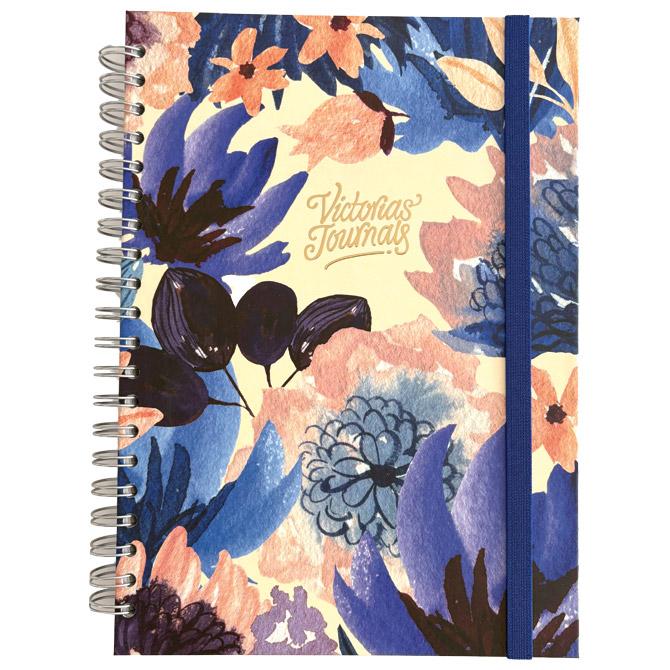 Blok kolegij A4 crte 120L s gumicom Floral Marker