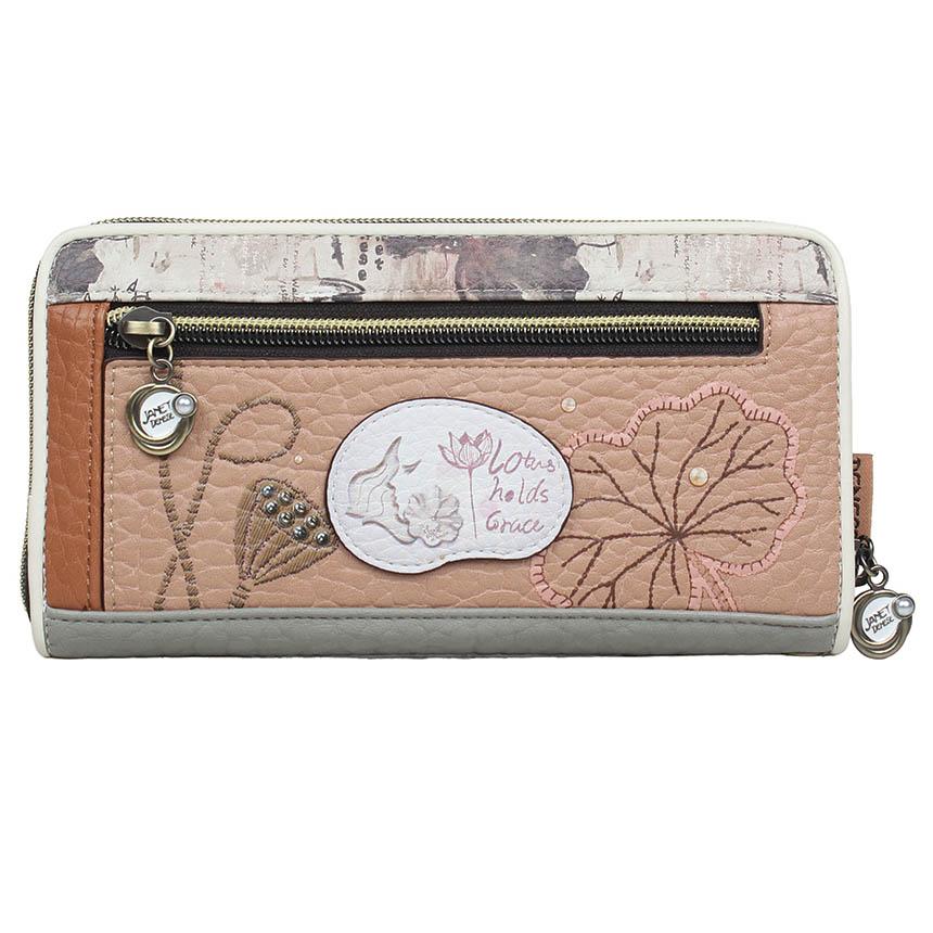 Novčanik fashion Janet SS26 Lotus Lover 20x3x10.5cm - Slika 2