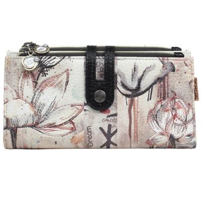 Novčanik fashion Janet SS26 Lotus Lover 19.5x3x10.5cm