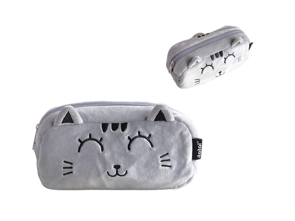 Pernica iTotal plišana Cat siva