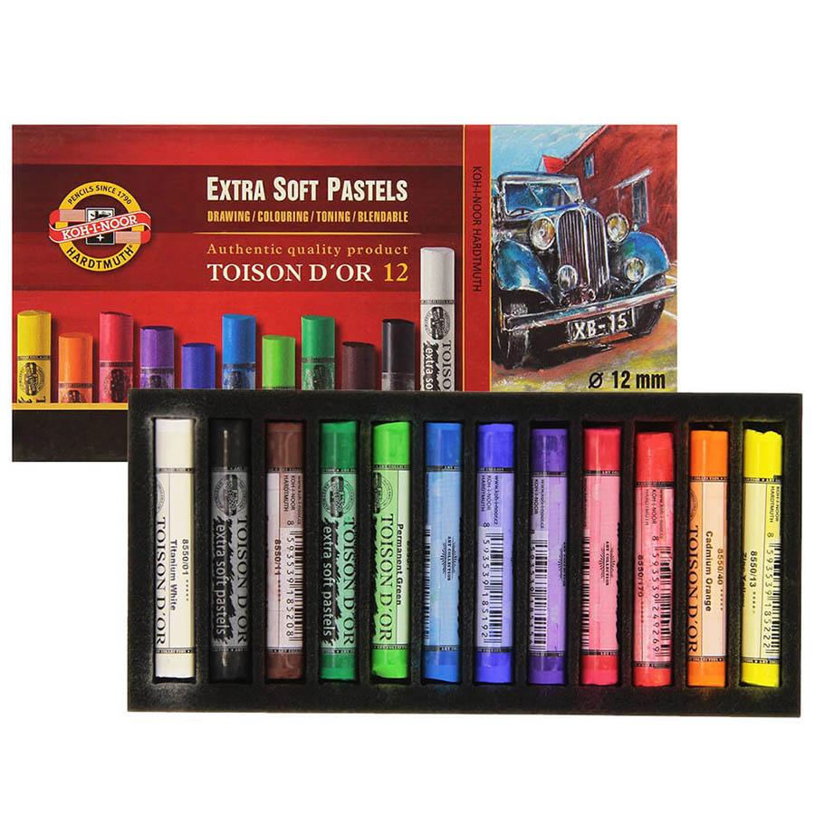 Pastele ekstra mekane suhe umjetničke okrugle 8552 1/12 Koh-I-Noor Toison d’Or
