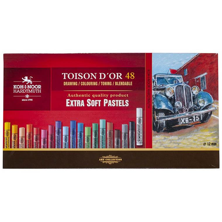 Pastele ekstra mekane suhe umjetničke okrugle 8552 1/48 Koh-I-Noor Toison d’Or - Slika 3